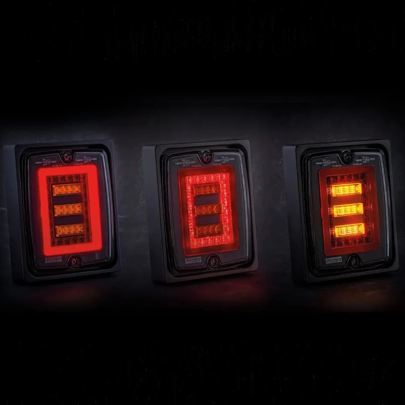 Fristom FT-323 Blockleuchte mit Brems- und Rücklicht sowie Blinker