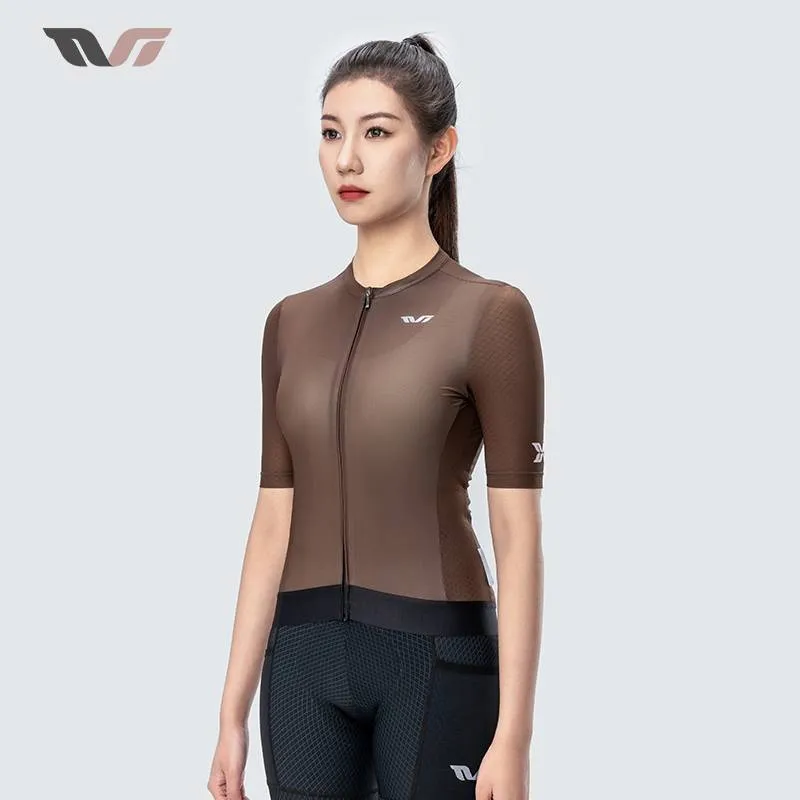 ROCKBROS TVI Damen Fahrradtrikot - MTB 및 Rennrad를 위한 디지털 모래 언덕