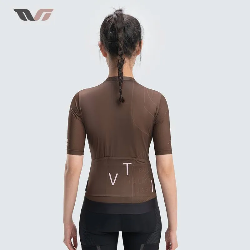 ROCKBROS TVI Damen Fahrradtrikot - MTB 및 Rennrad를 위한 디지털 모래 언덕