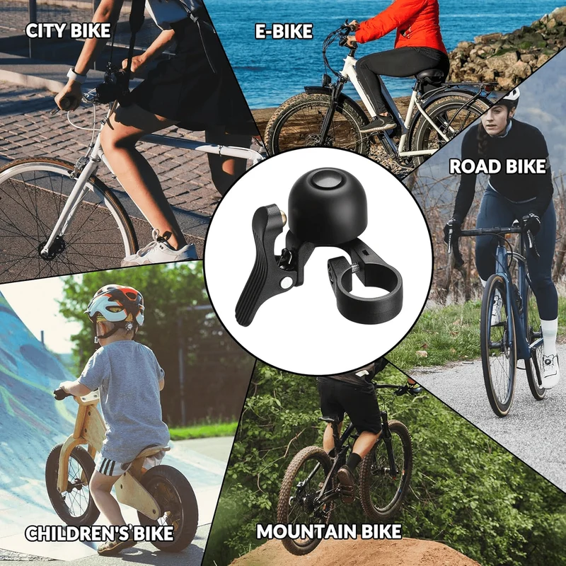 Rennrad Fahrradklingel 100dB fir gebogene Lenker 22,2mm