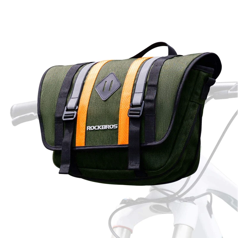 ROCKBROS Lenkertasche Fahrradtasche mit Schultergurt 4L Fronttasche