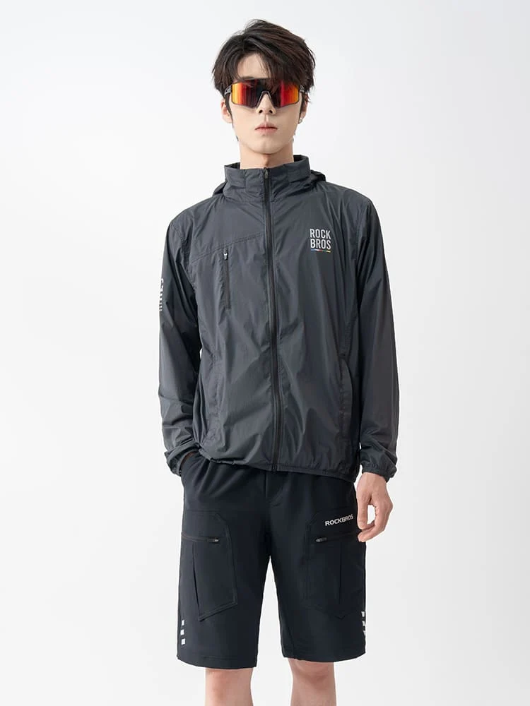 Men's ROAD-TO-SKY Lightweight Cycling Windbreaker