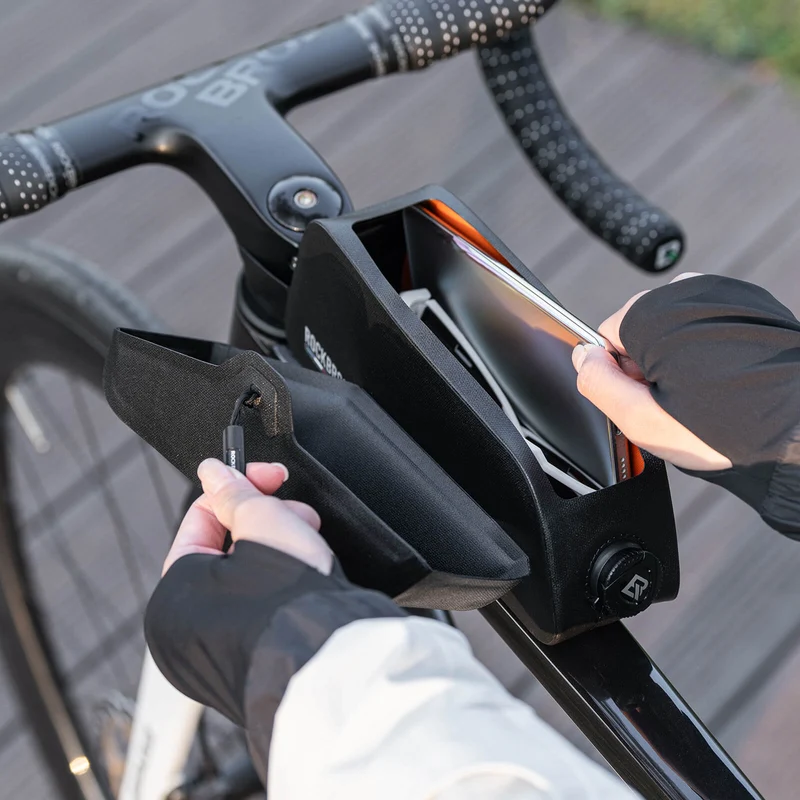 ROAD TO SKY Magnetische Oberrohrtasche 100% Wasserdicht