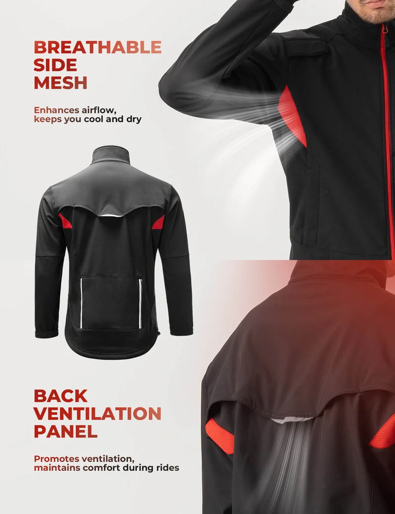 Unisex Thermal Winter Cycling Jacket