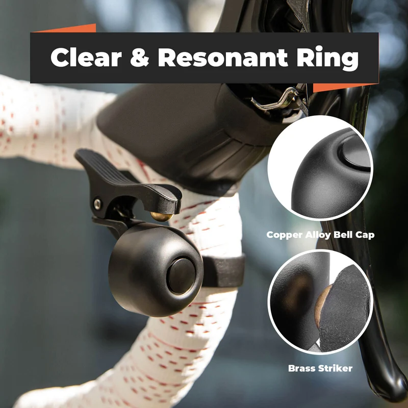 Bike Bell for Road Bike – Loud Sound Handlebar Ring