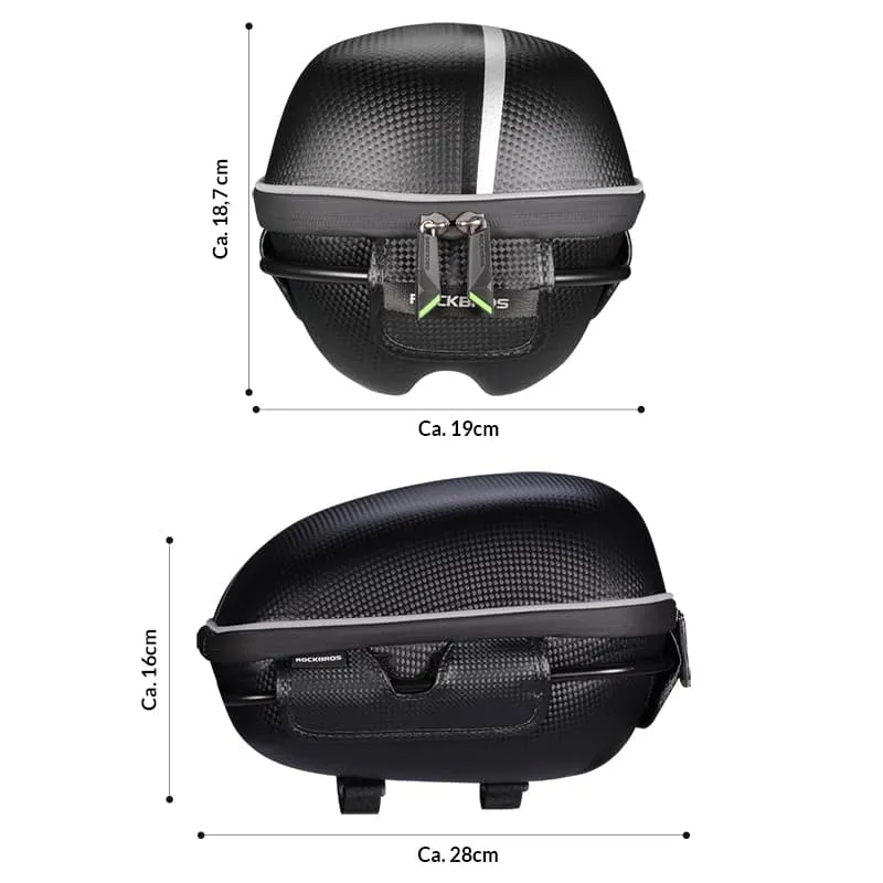 ROCKBROS Gepäckträgertasche Wasserfest Schnellspanner Design mit Halterung