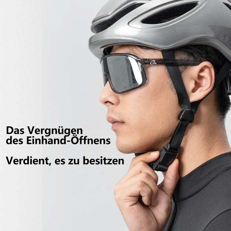 ROCKBROS Fahrradhelm 통합 Rennradhelm Magnetische Schnalle EPS+PC