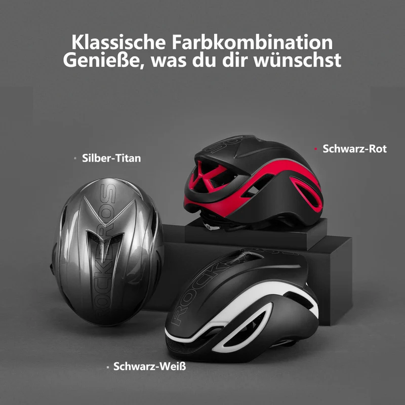 ROCKBROS Fahrradhelm 통합 Rennradhelm Magnetische Schnalle EPS+PC