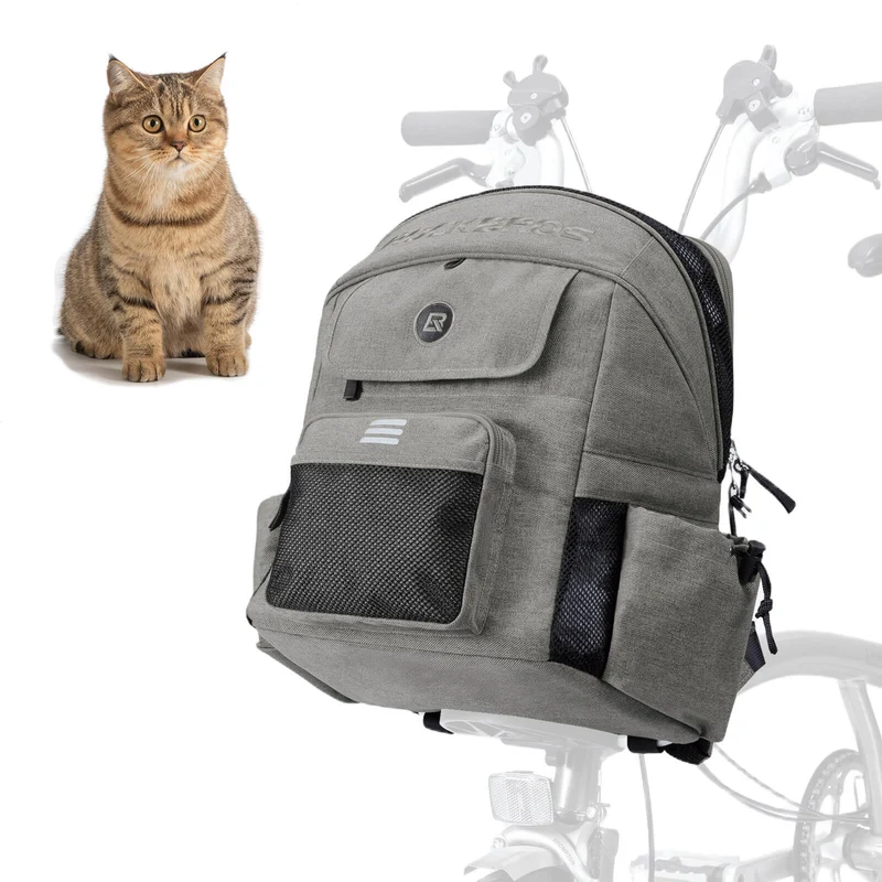 Foldable Pet Handlebar Bike Bag - 21L