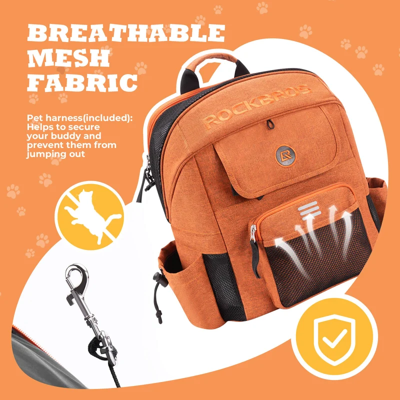 Foldable Pet Handlebar Bike Bag - 21L