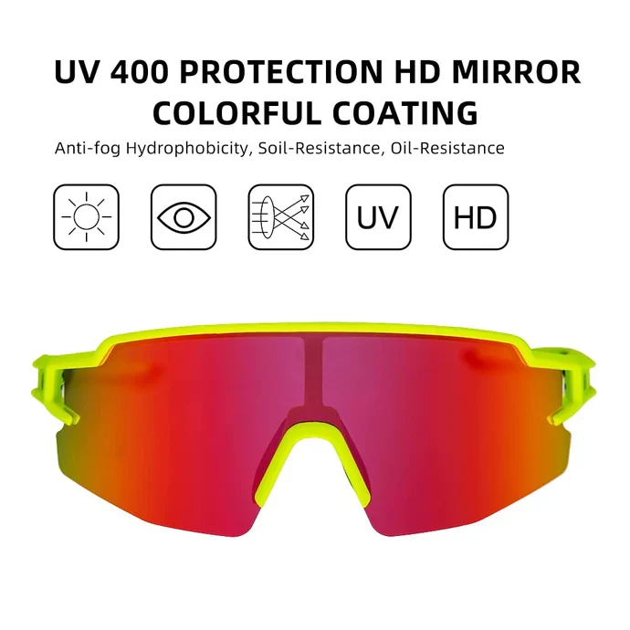Polarized Cycling Sunglasses UV Protection Sports Eyewear