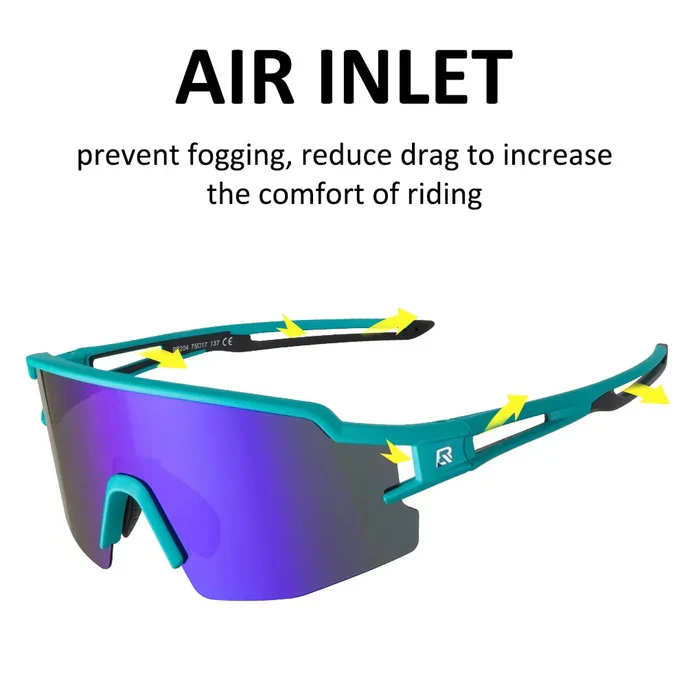Polarized Cycling Sunglasses UV Protection Sports Eyewear