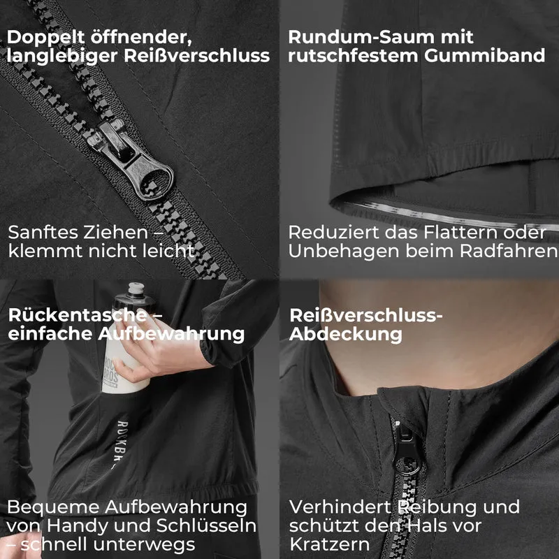 Herren Leichte Fahrradjacke Atmungsaktiv Frühling/Sommer