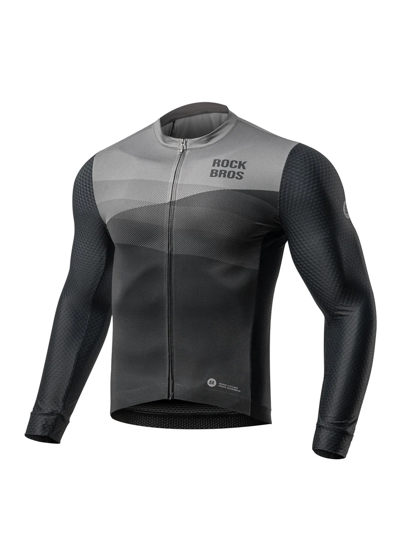 Men's Quick-Dry Long-Sleeve Cycling Jersey