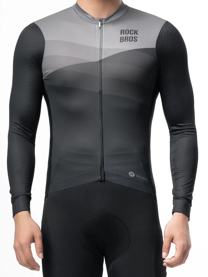 Men's Quick-Dry Long-Sleeve Cycling Jersey