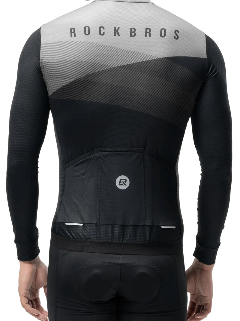 Men's Quick-Dry Long-Sleeve Cycling Jersey