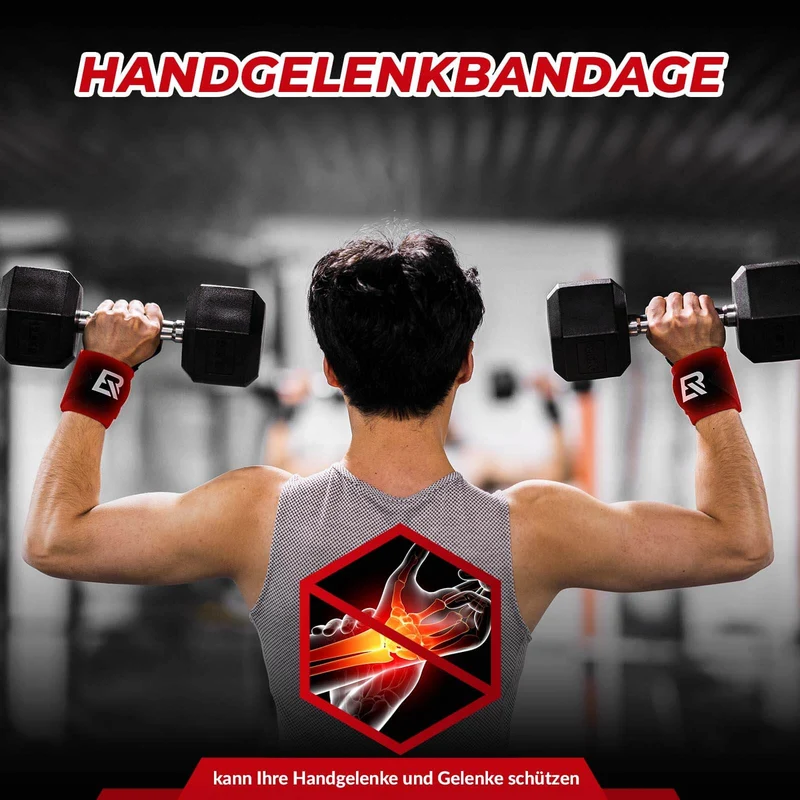 Handgelenkbandage 1 Paar Atmungsaktive Zughilfen fir Training & Fitness