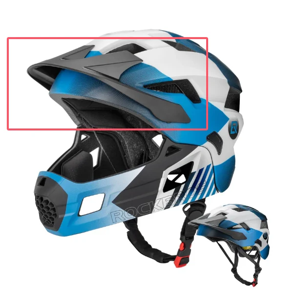 ROCKBROS Ersatzkrempe Krempe für Kinderhelm BMX MTB 내리막길