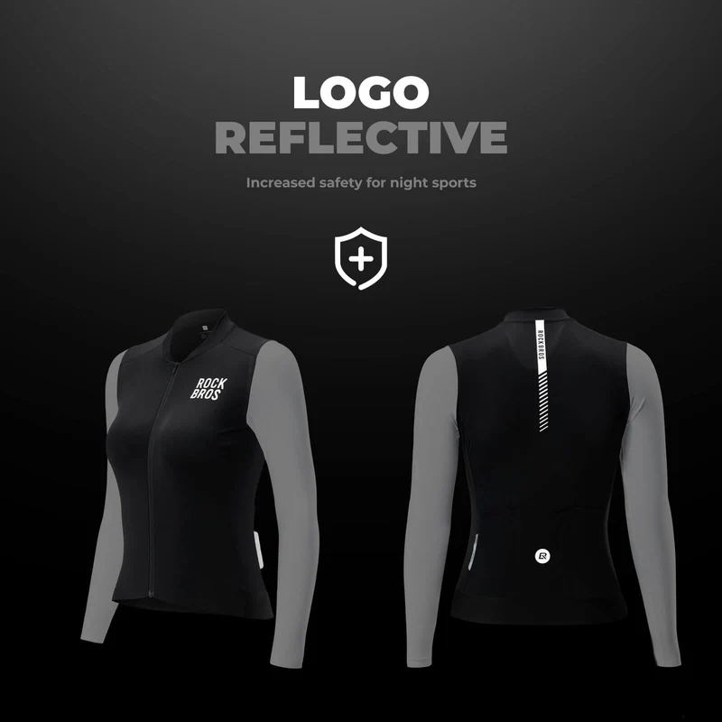 Women's Breathable Long-Sleeve Cycling Jersey