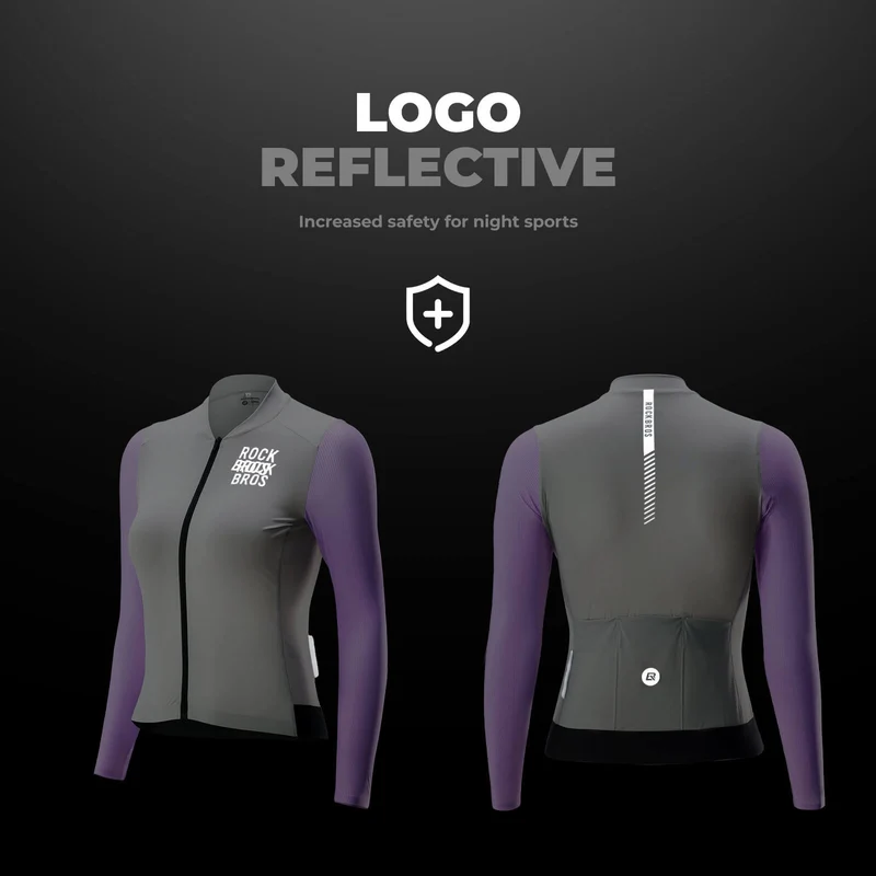 Women's Breathable Long-Sleeve Cycling Jersey