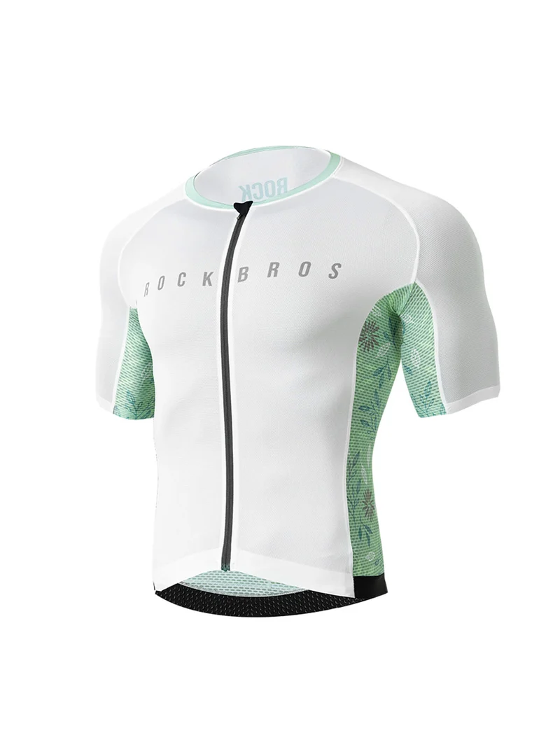 Men's Birds & Flowers Short-Sleeve Cycling Jersey