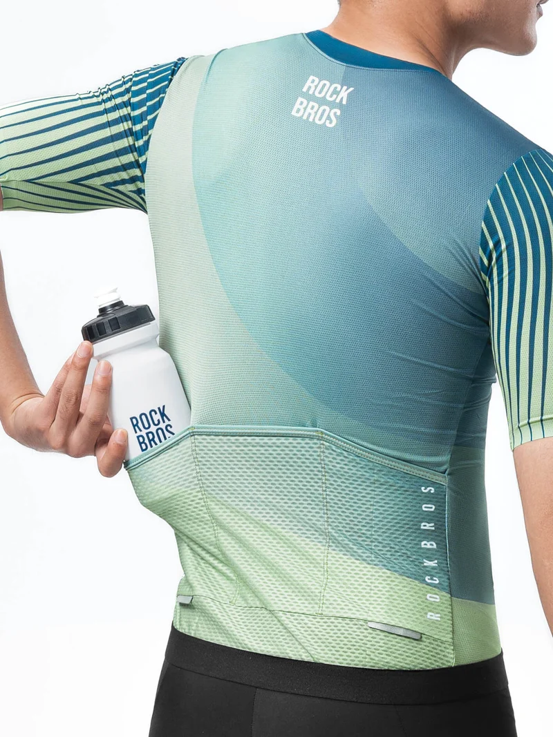 Men's Birds & Flowers Short-Sleeve Cycling Jersey