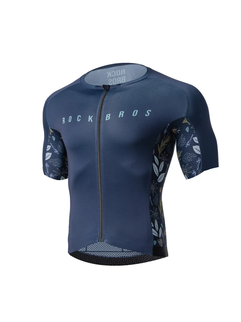 Men's Birds & Flowers Short-Sleeve Cycling Jersey