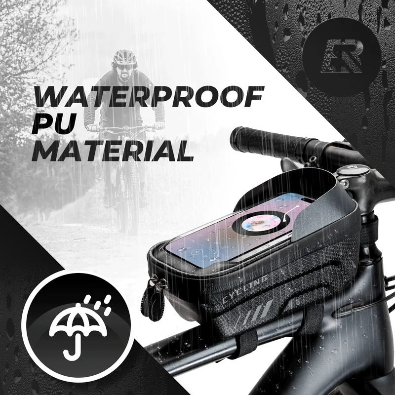 ROCKBROS Fahrrad Handytasche Handyhalterung mit Touchscreen 6.7 Zoll