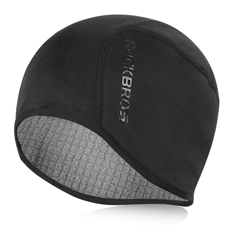 ROCKBROS Wintermütze Warm Strickmütze für Radfahren & Skifahren Schwarz