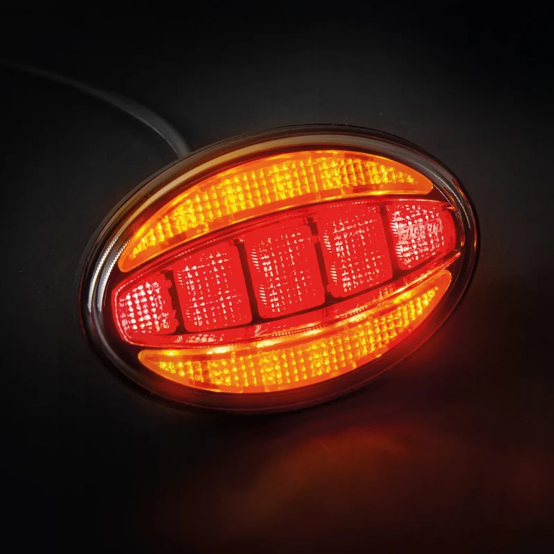 Ovale runde LED-Anhängerleuchte / Fristom FT-355