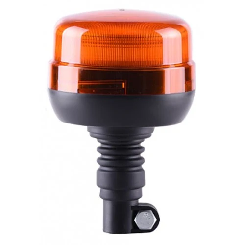 Kompakte LED-Warnleuchte mit einem Blinkmuster / Flexible DIN-Befestigung