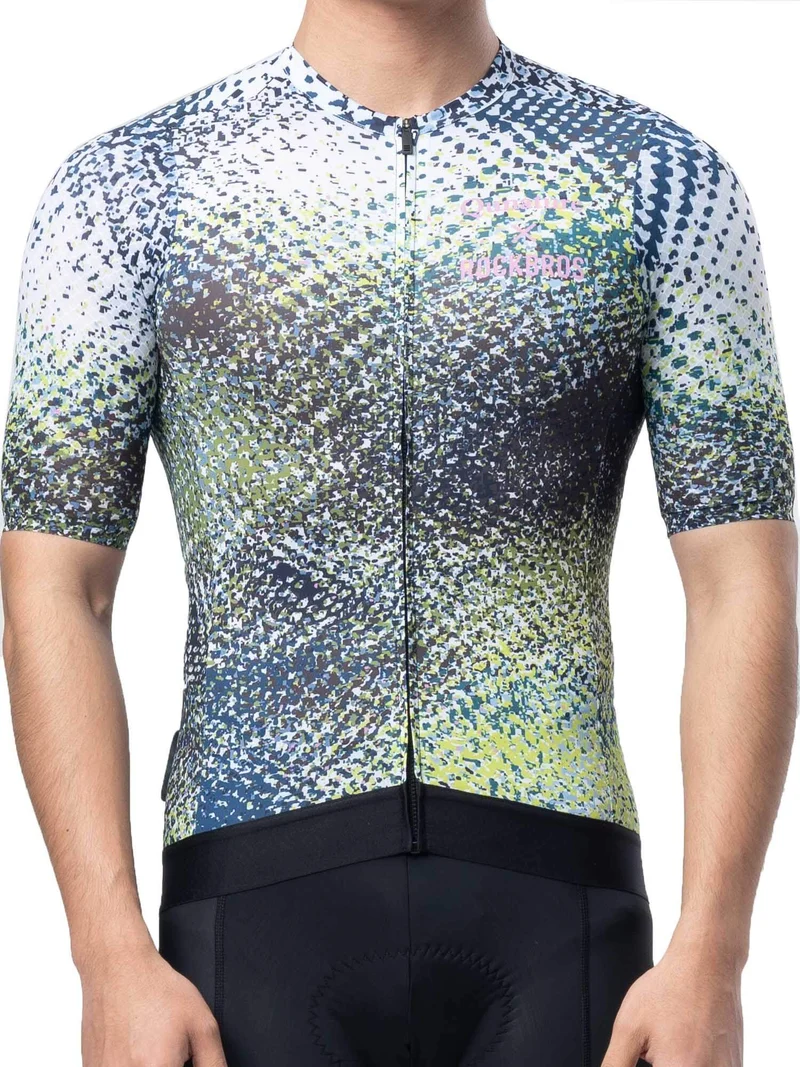 Men's Camouflage Short-Sleeve Cycling Jersey