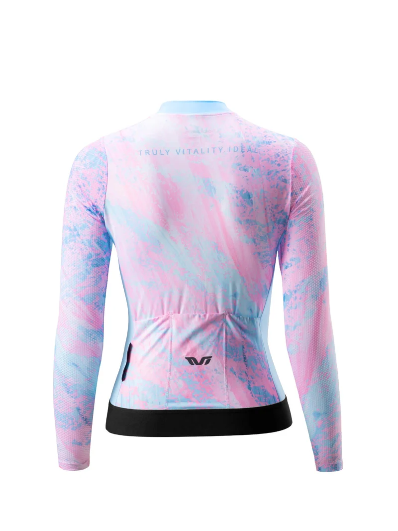 Women's TVI Long-Sleeve Cycling Jersey Sakura Mirage