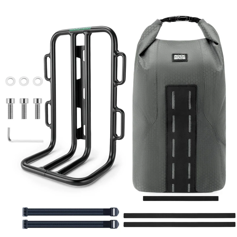 ROCKBROS Gepäckträgertasche Gepäckträger für Vordergabel 2,7 L, Wasserdicht