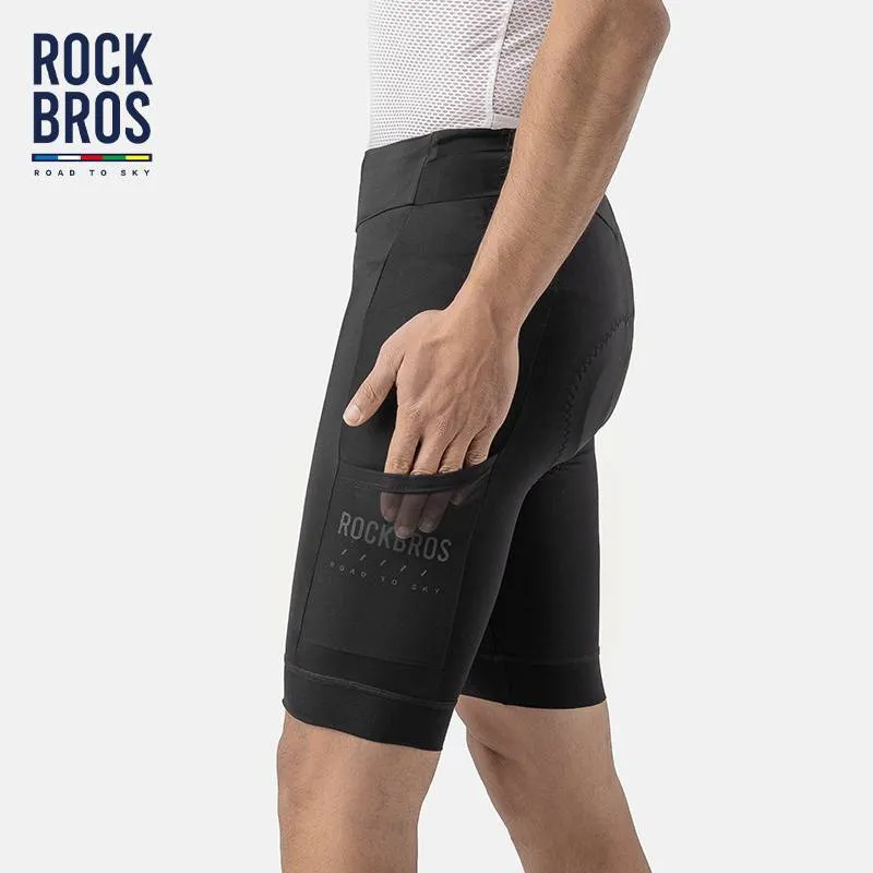 ROAD TO SKY Herren Fahrradhose atmungsaktive Radlerhose mit 4D Sitzpolster