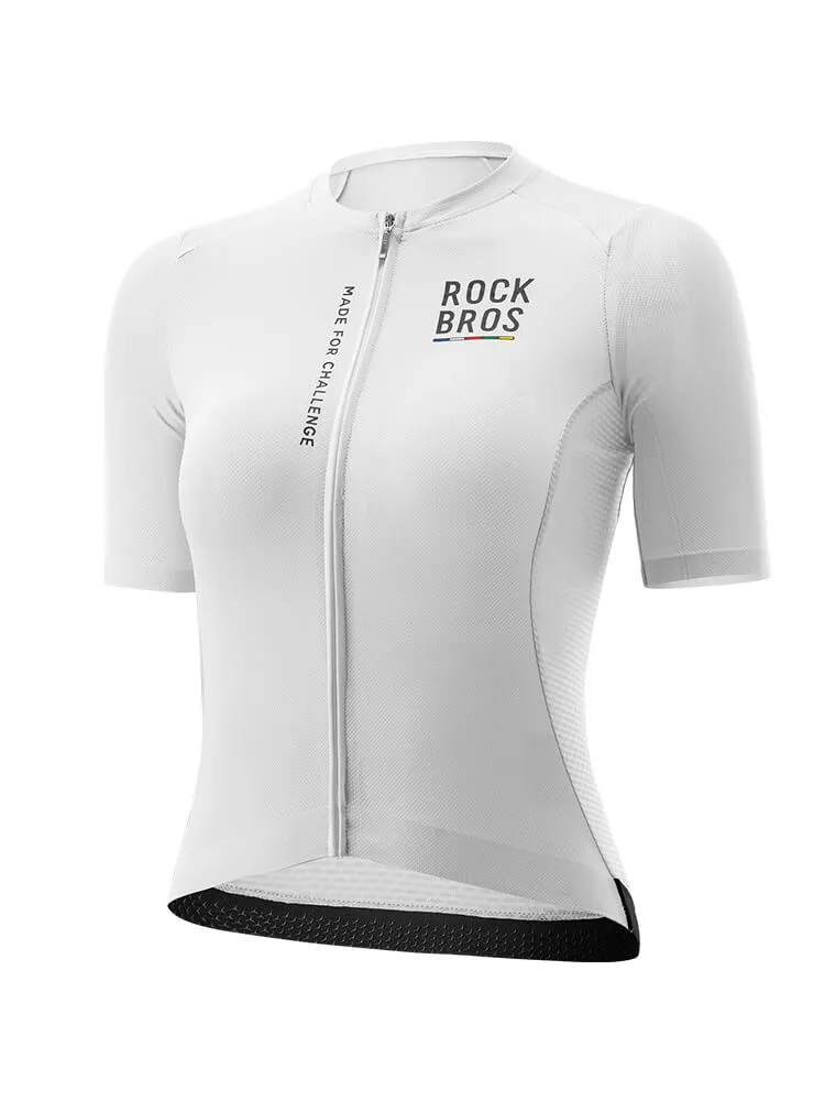 Women's ROAD-TO-SKY Quick-Drying Short-Sleeve Cycling Jersey