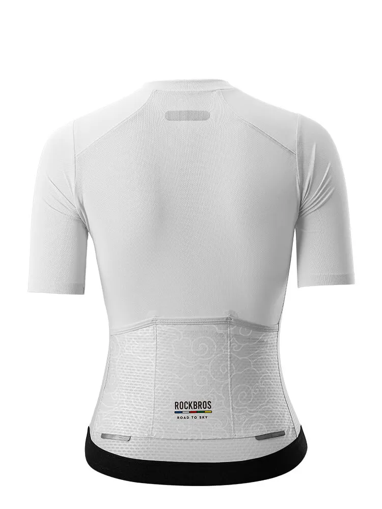 Women's ROAD-TO-SKY Quick-Drying Short-Sleeve Cycling Jersey