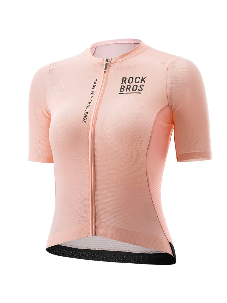 Women's ROAD-TO-SKY Quick-Drying Short-Sleeve Cycling Jersey