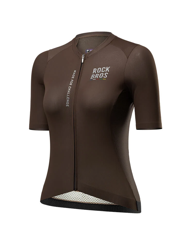Women's ROAD-TO-SKY Quick-Drying Short-Sleeve Cycling Jersey