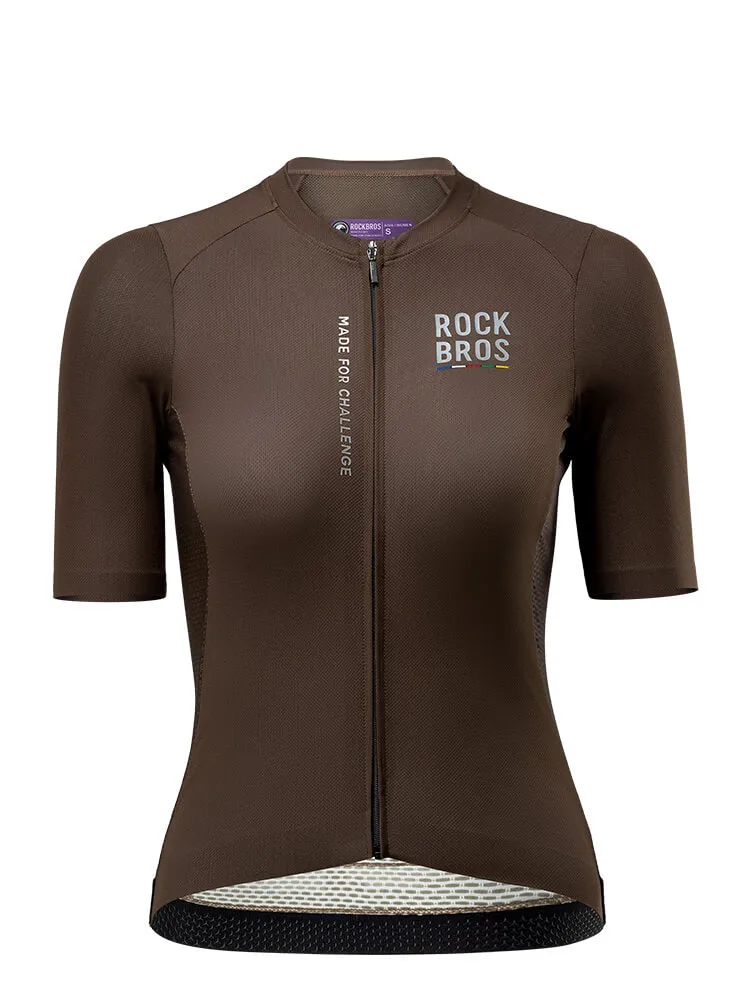 Women's ROAD-TO-SKY Quick-Drying Short-Sleeve Cycling Jersey