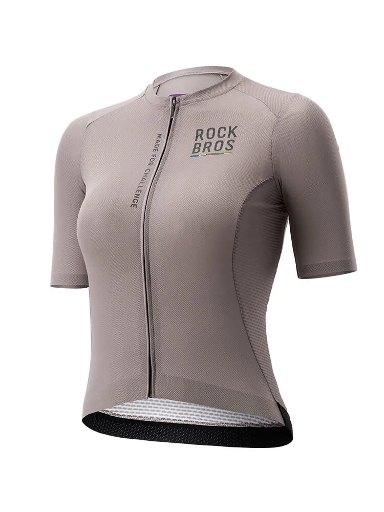 Women's ROAD-TO-SKY Quick-Drying Short-Sleeve Cycling Jersey