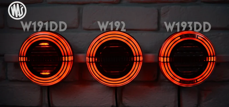 W191 Runde Neon-Anhängerleuchte mit statischer Anzeige