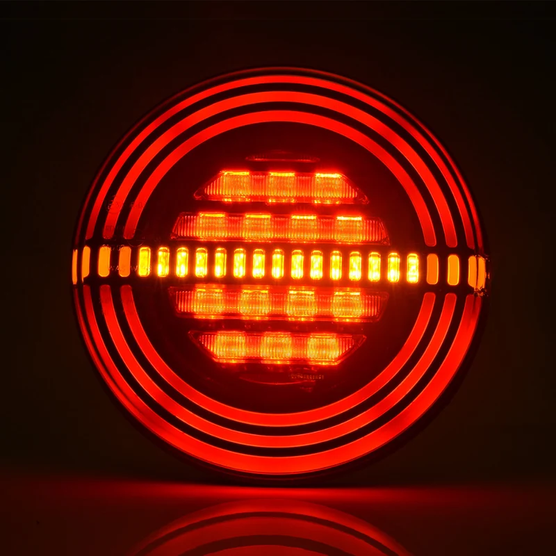 W191 Runde Neon-Anhängerleuchte mit statischer Anzeige