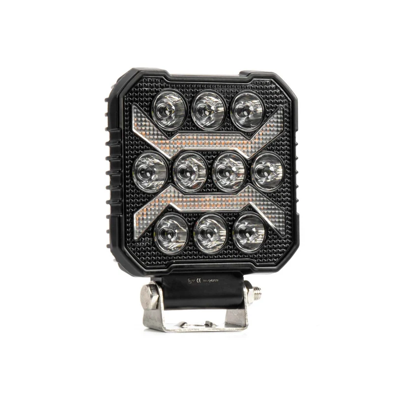 X-Style LED-Arbeitsleuchte mit bernsteinfarbenem Tagfahrlicht/Spotlicht