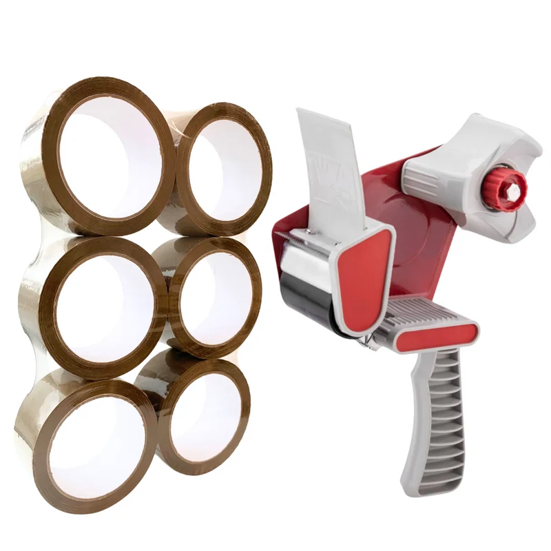 Klebeband und Klebebandspender-Paket
