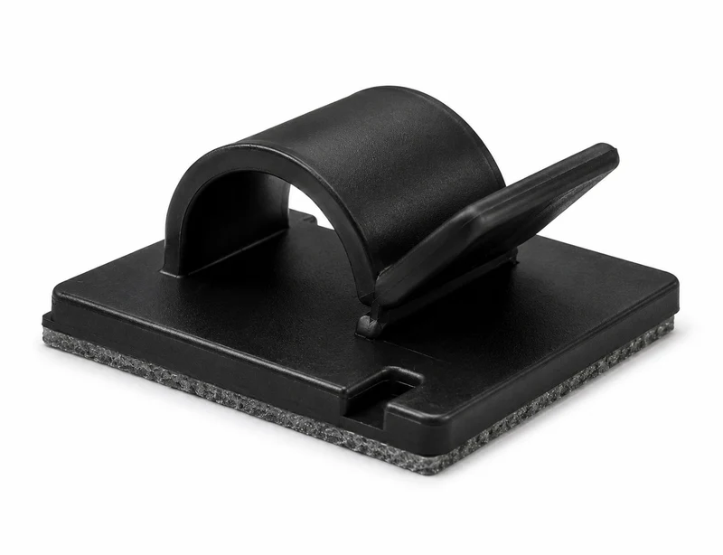 Kabelclip aus Nylon mit 3M-Kleberückseite