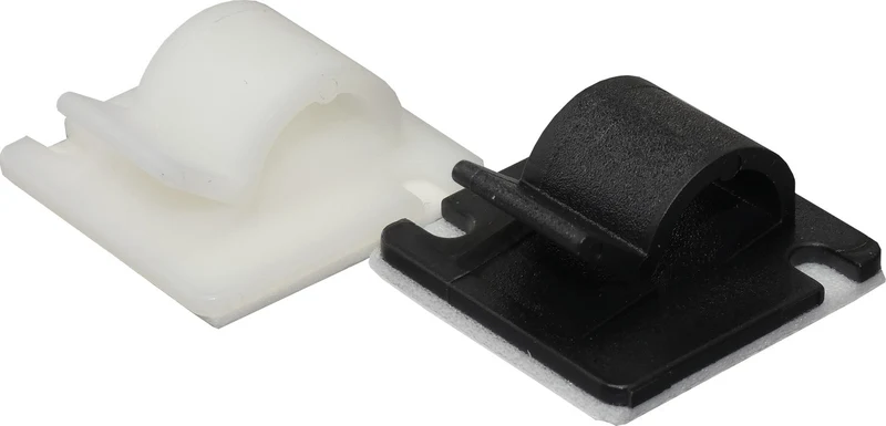 Kabelclip aus Nylon mit 3M-Kleberückseite