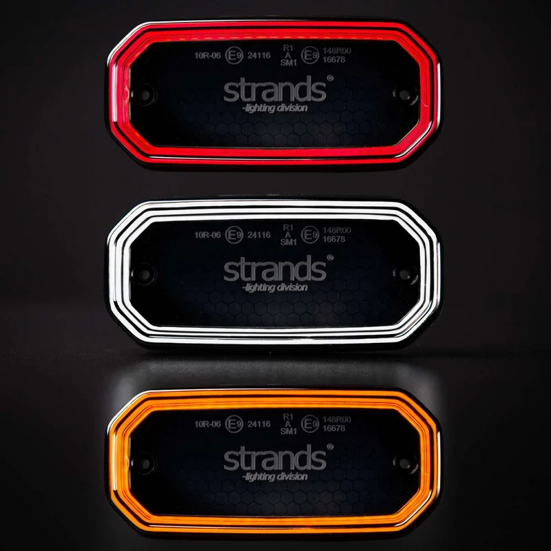 Strands FOR9T SCALE Markierungsleuchten in Weiß, Rot oder Bernstein