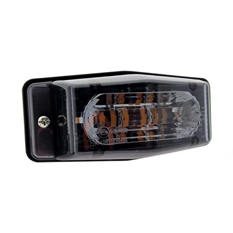 LED-Doppelbrennerlampe mit dunkel getönter Linse / zweifarbig
