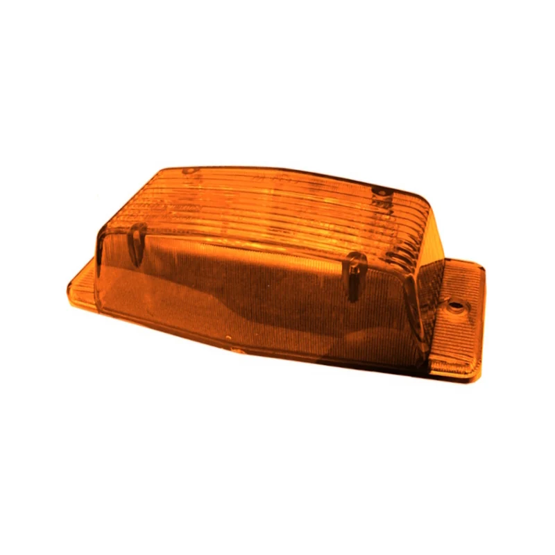 LED-Doppelbrennerlampe mit bernsteinfarbener Linse